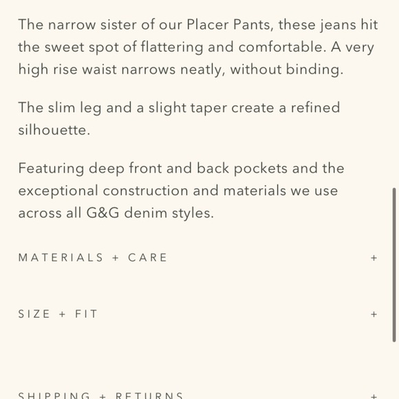 Gravel & Gold Mare Jeans Denim Pants‎ High Rise 0 2 XS - Picture 3 of 9